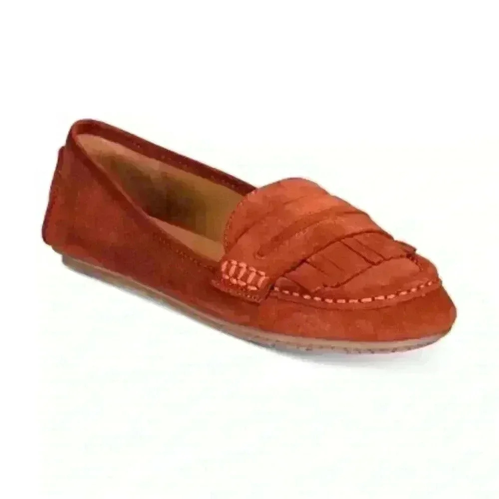 Kenneth Cole Reaction Bare-ing Rust Suede Moccasin - Picture 2 of 5